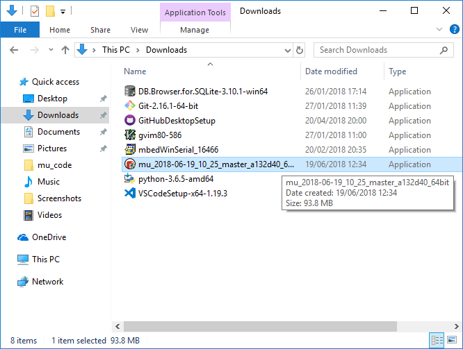Windows 10 -Find the installer